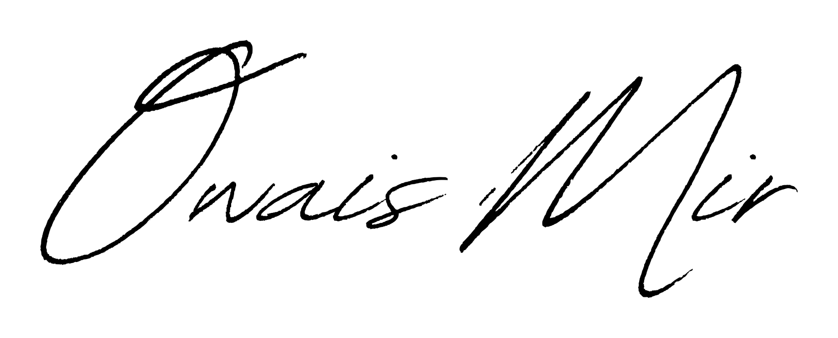 Owais Mir signature